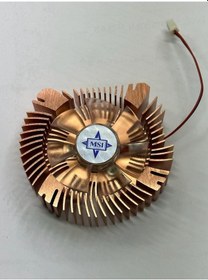 Resim VGA fan ekran kartı fanı ekran kartı soğutucu vida aralıkları 5.5 cm vga fan pin aralıkları 5.5 cm ekran kartı fanı 