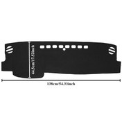 Resim Dashanshop 2018-2024 Toyota Camry Sol Lhd Kırmızı Kaymaz Dashboard Koruyucu Örtü 