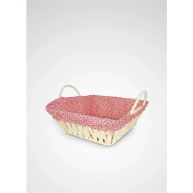 Resim Hasırlı Bezli Ekmek Sepeti Dikdörtgen Renkli -8822 