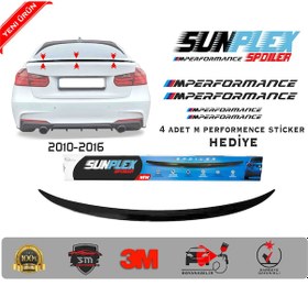 Resim Sunplex Bmw 5 Serisi F10 2010-2016 Spoiler Bagaj Çıtası Piano Bla 