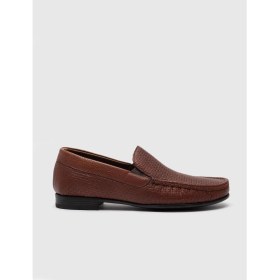 Resim Cabani Erkek Baskı Detaylı Loafer Günlük Ayakkabı 442M130A Hardal 