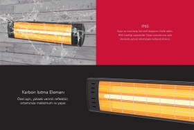 Resim Dysis DH-7452 Art Plus Karbon Serisi 2300 W Elektrikli Isıtıcı 