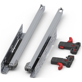 Resim Smart Slide Frenli Kısmi Açılım 350 Mm Mandallı Çekmece Rayı 