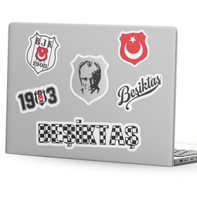 Resim Beşiktaş Siyah Sticker Paketi 