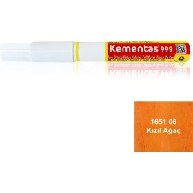 Resim Kementaş Tam Örtücü Rötuş Kalemleri 1651 06 (Sm) Kızıl Ağaç Tam Örtücü Rötuş Kalemi 