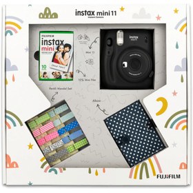 Resim Fujifilm Instax Mini 11 Bundle Box Anlık Kamera Koyu Gri 