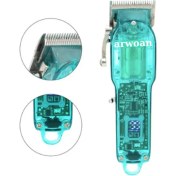 Resim Profesyonel Saç ve Sakal Kesme Makası, Şeffaf Giyotin, Rahat ve Hassas Kullanım Sağlar 