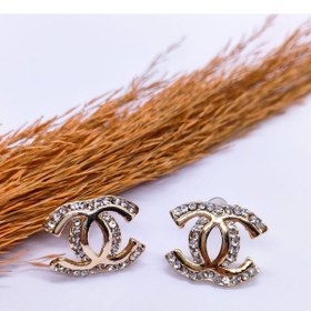 Resim Sapphire Store Gold Renk Taşlı C &C Küpe Altın 