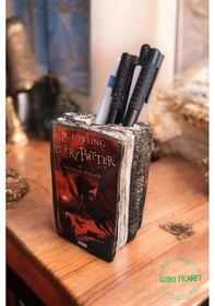 Resim Harry Potter Ve Zümrüdüanka Yoldaşlığı Kitabı Şeklindeki Kalemlik 