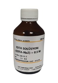 Resim Edta Solüsyon C Edta-Na2 0.5 M 250 Ml 