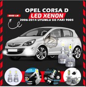 Resim Opel Corsa D 2006-2014 Sis Farı Uyumlu Şimşek Etkili Led Xenon Performance Series H9005 