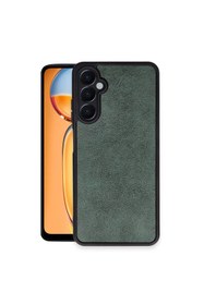 Resim artlab Art Galaxy A25 5G Kılıf Aras Deri Kapak - Koyu Yeşil Lab 
