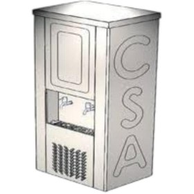 Resim CSA Inox Karacasan Endüstriyel Su Sebili 220V 80LT Kapasiteli 