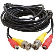 Resim Electroon Cctv Kablo 15Metre Bnc+Power Jak Fişli 