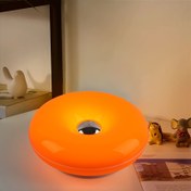 Resim Modern Donut Gece Lambası, Şık Duvara Monte LED Lamba Dokunmatik Kontrol, Üç Renkli Karartma, Şarj Edilebilir, Yatak Odası veya Oturma Odası Dekoratif Aydınlatma için Mükemmel, Donut Lambası, Orta Yüzyıl Aydınlatması 