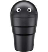 Resim Dayanıklı Çöp Organizatör İşçilik Hafif Kullanışlı Zarif Araba Mini Çöp Kovası Kapaklı Taşınabilir Çöp Kovası 