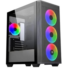 Resim Powerboost Pb-p2252bb Usb 3.0 Mesh Siyah 4x Ring Argb Fanlı Mid T 