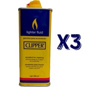 Resim CLİPPER Çakmak Benzini 133 ml 3 Adet 