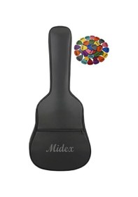 Resim Midex Gk-40k-10x 10'lu Klasik Gitar Çantası Kaliteli Siyah Kılıf 