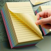 Resim 100-Page Renkli Çizgili Not Defteri - Sevimli ve Yaratıcı Memo Kitabı Dört Renkli - Çıkarılabilir Notlar, Öğrenciler, Ofis, Ev ve Okul İçin İdeal - Partiler, Noel, Cadılar Bayramı, Paskalya, Diwali, Şükran Günü, Doğum Günleri ve Okula Dönüş İçin Mükemmel Hediye, Okul Malzemeleri | Renkli Defter | Çıkarılabilir Notlar 