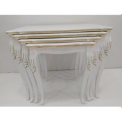 Resim Zigon Avangard Aslan Model Parlak Beyaz Lüx Kayın Torna Oymalı A (422101202) 