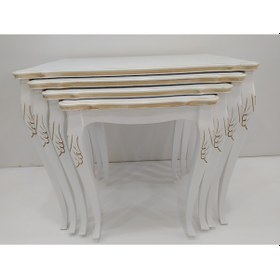 Resim Zigon Avangard Aslan Model Parlak Beyaz Lüx Kayın Torna Oymalı A (422101202) 