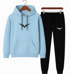 Resim classy moda Unisex 2’li Eşofman Takımı | Minimal Nakış Detaylı Kapüşonlu Sweat ve Alt Üst Rahat Günlük Stil 