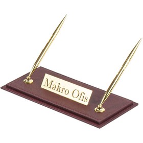 Resim Makroofis G101 Deri Sümen Takımı 11 Parça Bordo Full Set 