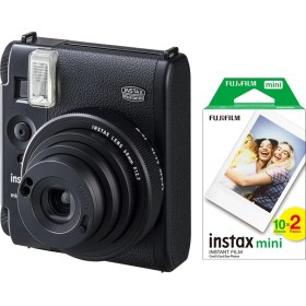 Resim Fujifilm Instax Mini 99 Siyah Fotoğraf Makinesi ve 20'li Film 