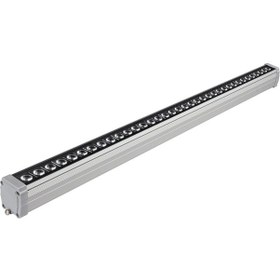 Resim 100 Cm Wallwasher Led Bina Dış Duvar Aydınlatma Beyaz Işık Gri 