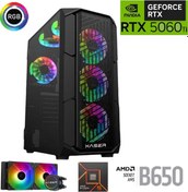 Resim Xaser Thunder X710 R5-7500F 32 GB 1 TB M.2 NVMe SSD 8 GB RTX5060Ti Free Dos Masaüstü Oyuncu Bilgisayarı 