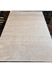 Resim Sanat Halı Doku 3750 Vizon Gri Düz Modern Salon Halısı 