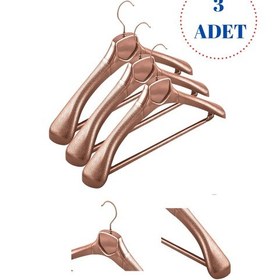 Resim Ceket Askısı Rose Plastik Kıyafet Takım Elbise Askısı 3 Adet Diğer 