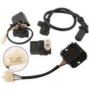 Resim Pazly Haomei Gy6125 15v Rölesi, Pedal Motor Ateşleme Paket, Tam Komple Set 