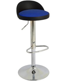 Resim Bürocci 9560S0103 Jack Bar Sandalyesi Lacivert Deri Lacivert 