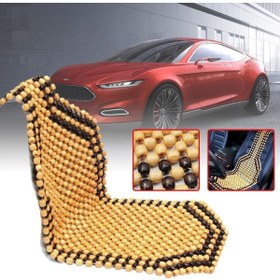 Resim MasterCar Ağaç Boncuklu Araç Koltuk Minderi Oto Koltuk Kılıfı 