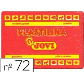 Resim Jovi Plastilina Kurumayan Oyun Hamuru Kırmızı 15x350 Gr Diğer 