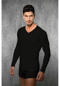 Resim Alfa Expres Doreanse Erkek Termal Uzun Kol T Shirt 2985 Ekru 