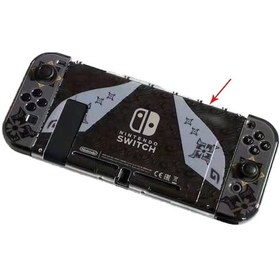 Resim Jzcat Nintendo Switch Bölünmüş Kılıf Oyun Teması Renkli Kılıf Sert Kılıf-a109 