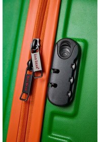 Resim Bad Bear Logo Suitcase 23.01.80.001y Yeşil Büyük Boy Tekerlekli Abs Valiz 95 Lt. Yeşil 