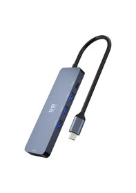 Resim DM CHB058 Type-C to 4K HDMI 3*USB 3.0 PD Hub Dönüştürücü 