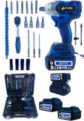Resim Sturdy Alman 88 V 12Ah NEW Akülü Somun Bijon Sökme Takma Sikma Matkap Kömürsüz Akülü Vidalama 