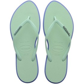 Resim Slim Point Provence Blue Kadın Parmak Arası Terlik-6574 Yeşil 