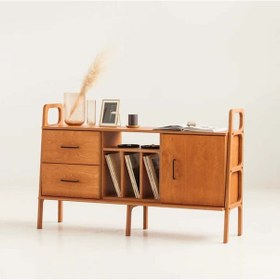 Resim Woodesk Brise, Ahşap, Dolap Ve Konsol, 140x90, Tik Renk 