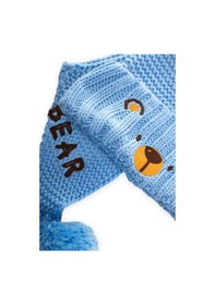 Resim Cigit 4-8 Yaş Atkı Bere İki Li Set Mavi Mavi 