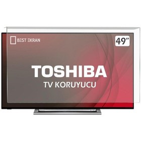 Resim Bestekran Toshiba Uyumlu 49Ll2A63Dt Tv Ekran Koruyucu - Toshiba Uyumlu 49" Inç 123 Cm Ekran Koruyucu 