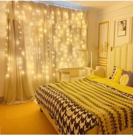 Resim 8 Fonksiyonlu Peri Perde Led Uzaktan Kumandalı Günışığı Perde Pe Renkli 