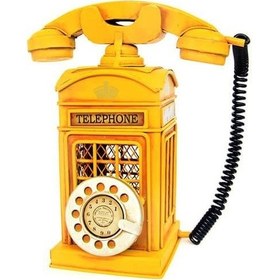 Resim Dekoratif Metal Ahizeli Telefon Kumbara C0725 