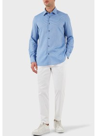 Resim Emporio Armani Erkek Gömlek Em001537 Af14341 F9060 Açık Mavi Açik Mavi 