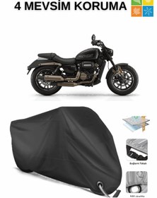 Resim AutoEN RKS SRV250VS DAYANIKLI KİLİT UYUMLU SU GEÇİRMEZ MOTOSİKLET BRANDASI-SİYAH 